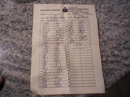 Partieformular - Kasparov - Fugger